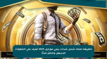 «طريقة آمنة» شحن شدات ببجي موبايل 2025 تعرف على الخطوات الأسهل والأكثر أمانًا